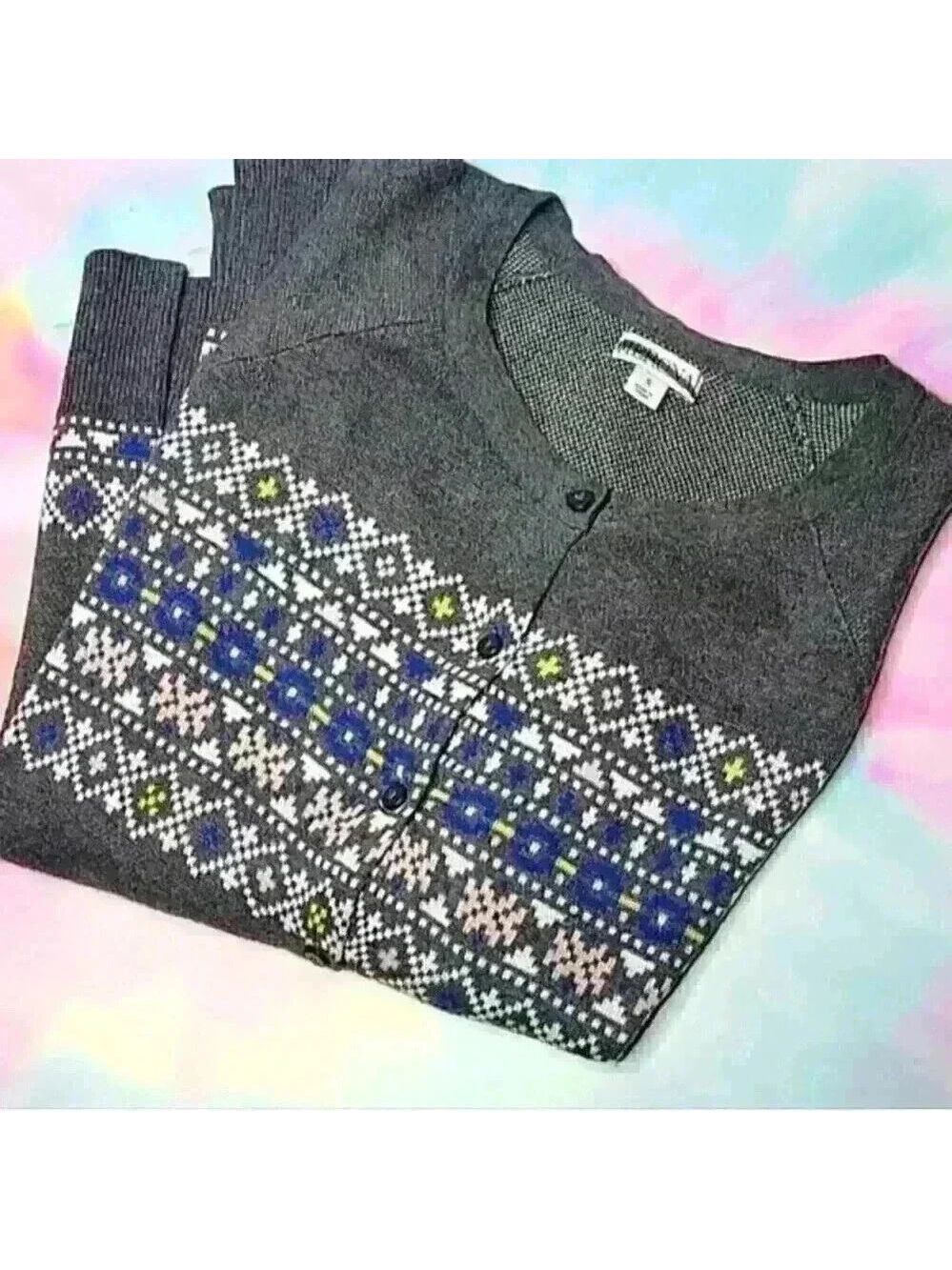Merona Printed Cardigan - Picture 2 of 3